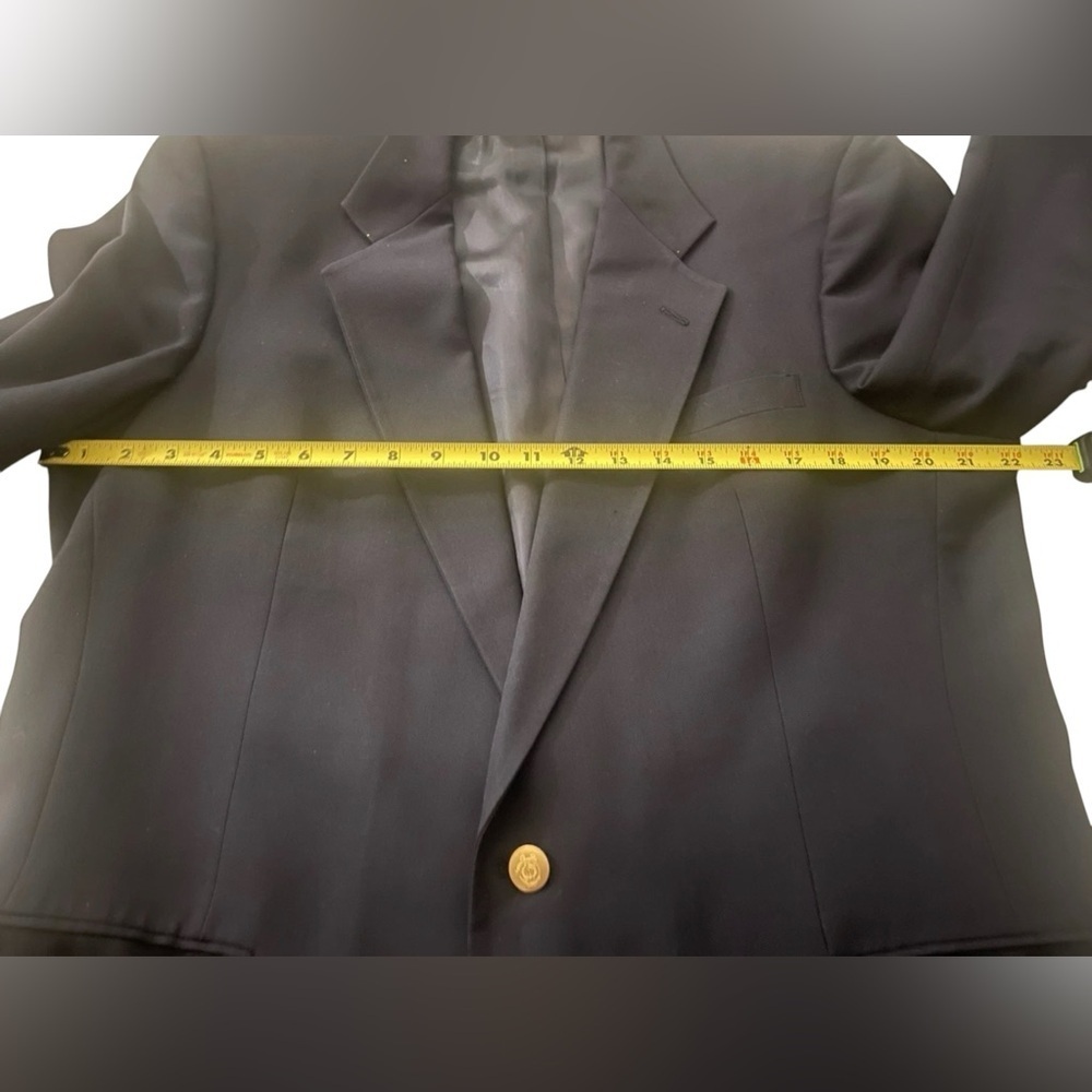Vintage Christian Dior Navy Blazer-Hess Dept Store, Gold Buttons, Men’s … - Picture 6 of 12